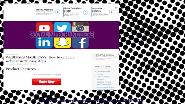 WEBINARS MADE EASY: How to sell on a webinar in 26 easy steps