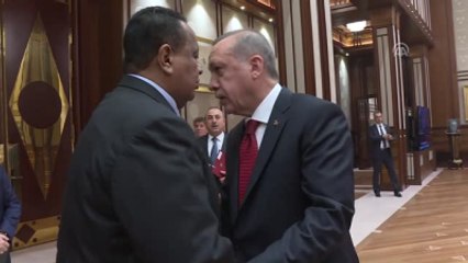 Cumhurbaşkanı Erdoğan, Sudan Dışişleri Bakanı Gandur'u Kabul Etti