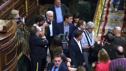 El reencuentro entre Pedro Sánchez y Antonio Hernando