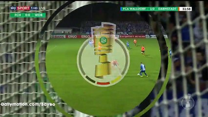 Nico Hillenbrand Goal HD - Walldorf 1-0 Darmstadt - 26-10-2016