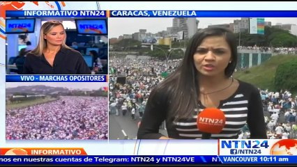 “Hoy nos robaron el derecho a poner las huellas”: Lilian Tintori durante marcha opositora “Toma de Venezuela”