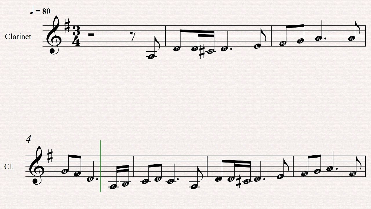 Clarinet Christmas Sheet Music: The Wexford Carol