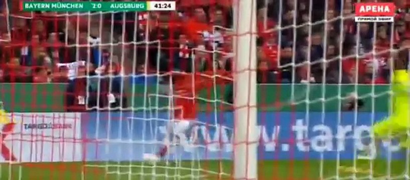 Julien Green Goal - Bayern München vs Augsburg 2 - 0 DFB Pokal 26/10/2016
