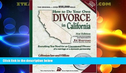 Big Deals  How to Do Your Own Divorce in California: Everything You Need for an Uncontested