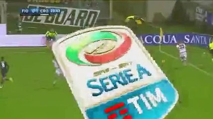 Diego Falcinelli Goal HD - Fiorentina 0-1 Crotone 26/10/2016
