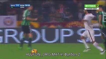 Edin Dzeko Goal HD - Sassuolo 1-1 AS Roma - 26.10.2016