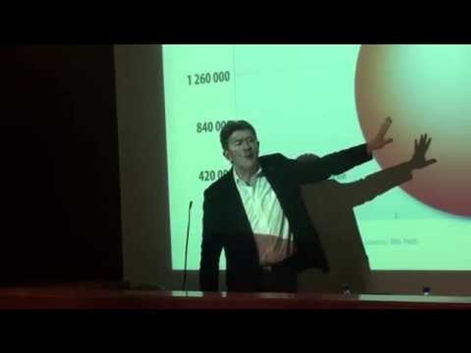 Conférence de Jean Luc Mélenchon sur "l'ère du Peuple" à Sciences-po  Strasbourg