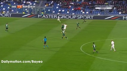 Edin Dzeko Goal HD - Sassuolo 1 - 1 Roma - 26-10-2016