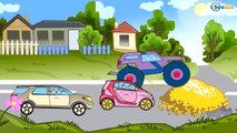 ✔ Monster Truck pour enfants. Dessin animé voiture. Tiki Taki Dessins Animés ✔