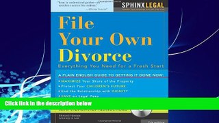 Books to Read  File Your Own Divorce: Everything You Need for a Fresh Start (Legal Survival