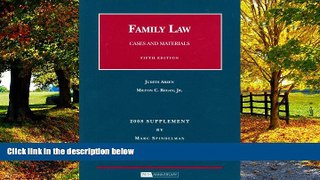 Big Deals  Family Law, Cases and Materials, 5th, 2008 Supplement (University Casebook: