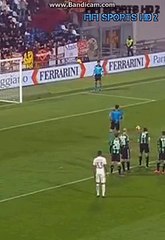 Dzeko Goal Penalty - Sassuolo - Roma 1-3 Serie A 2016 -