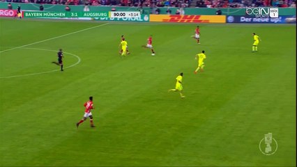 David Alaba  Goal HD - Bayern Munich	3-1	Augsburg 26.10.2016