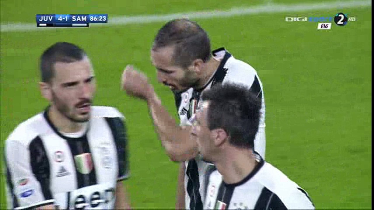 Giorgio Chiellini Goal HD - Juventus 3-1 Sampdoria - 26-10-2016