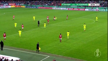 David Alaba Goal HD - Bayern Munich 3-1 Augsburg - 26-10-2016