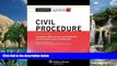 Books to Read  Casenote Legal Briefs: Civil Procedure, Keyed to Friedenthal, Miller, Sexton, and