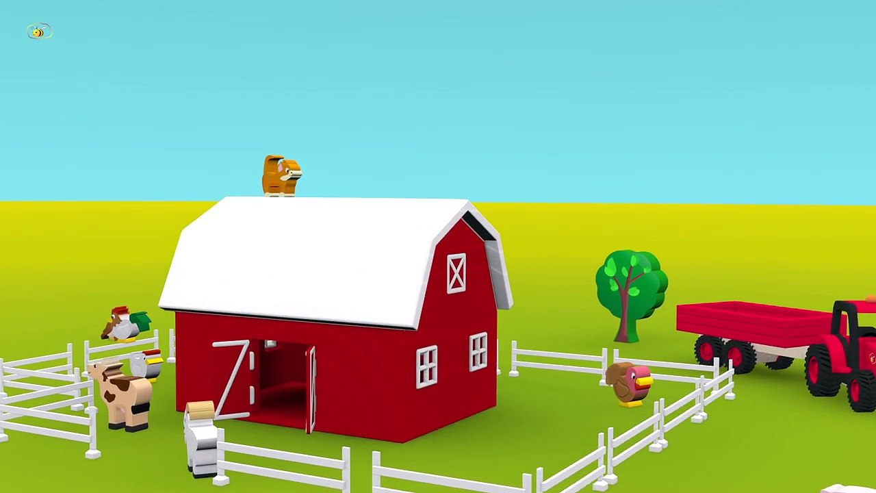 Les animaux et leurs cris pour bébé. Dessins animés pour les petits enfants en français