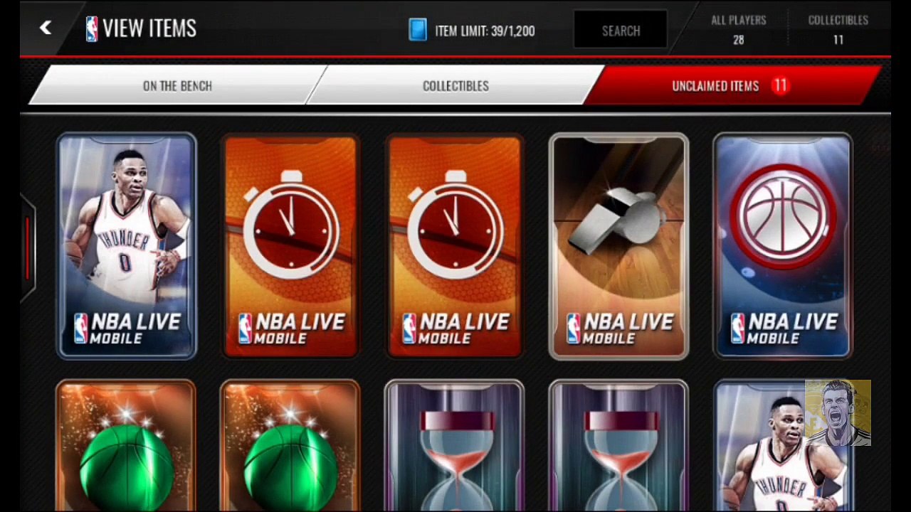 DECENT NBA LIVE MOBILE PACK OPENING!! (ANDROID IOS!)