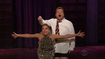 Gaga Tries to Takeover Late Late Show