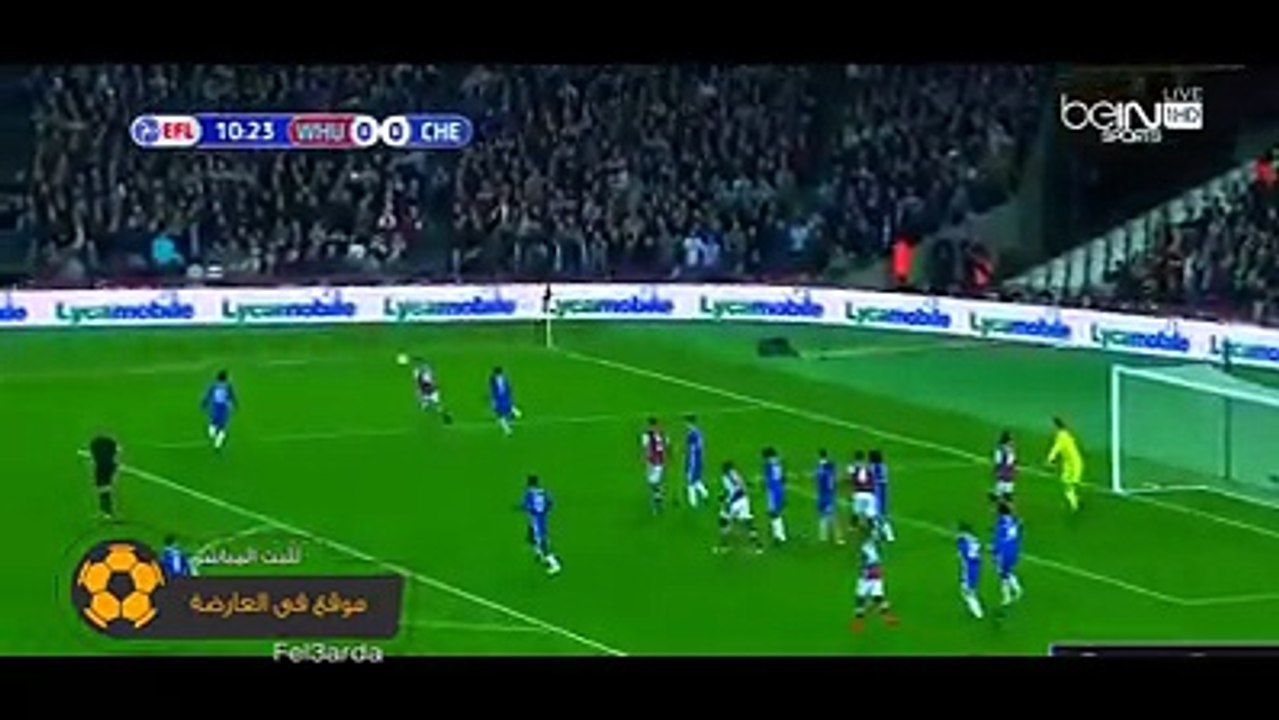 اهداف مباراة وست هام 2-1 تشيلسي جودة عالية HD