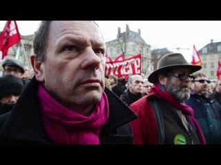 Jean-Luc Mélenchon venu soutenir les CONTI