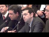 Alexis Tsipras conférence de presse avec le Front de gauche