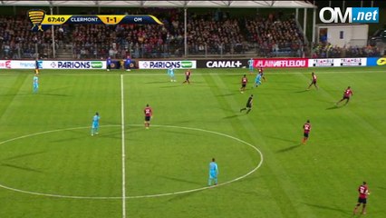 Clermont Foot 1-2 OM : le but de Bafétimbi Gomis  (68e)