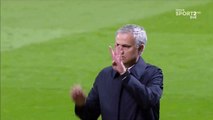 Jose Mourinho Comically Apologizes To Manchester United Fans Using Only Gestures!