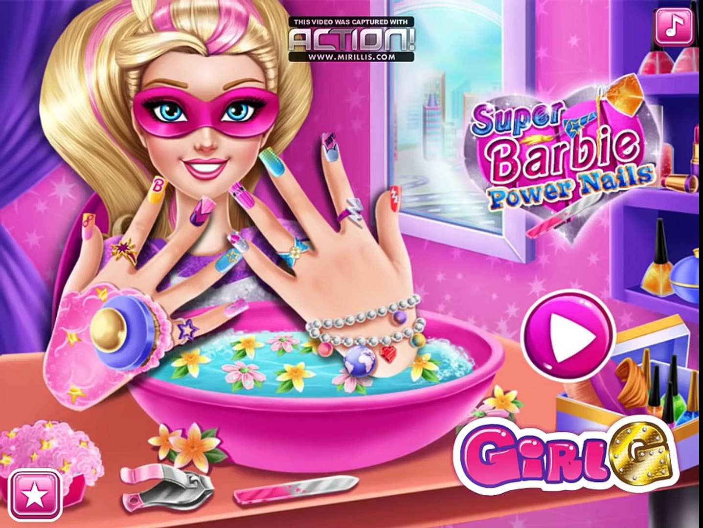 super barbie video