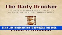 [PDF] The Daily Drucker: 366 Days of Insight and Motivation for Getting the Right Things Done Full