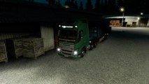 Euro Truck Simulator 2 Trucking Diary #3 Sawdust Panel Transport To Strasbourg VOLVO Truck