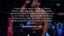 Antonio 'Bigfoot' Silva heading to Russia to face undefeated prospect