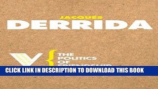 [EBOOK] DOWNLOAD The Politics of Friendship (Radical Thinkers) PDF