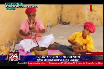 India: niños encantadores de serpientes