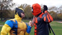 Wolverine vs Deadpool - Marvel IRL - Superheroes in Real Life - Real Life Superhero Battle