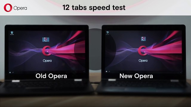 Faster startup in the new Opera browser