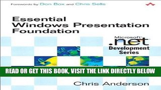 [Free Read] Essential Windows Presentation Foundation (WPF) (Microsoft Windows Development Series)