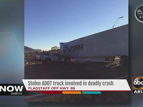 Police investigating deadly crash on Highway 89 involved stolen ADOT truck