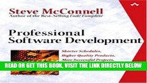 [Free Read] Professional Software Development: Shorter Schedules, Higher Quality Products, More