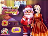 elsa and santa christmas cleaning game , best game for kids , super game for childrens fun game