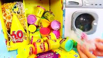 Play Doh Washing Machine Magical Surprise Toys Celebration   Emojis, Barbie Kelly & Toy Story Toys