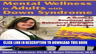 Ebook Mental Wellness in Adults with Down Syndrome: A Guide to Emotional and Behavioral Strengths