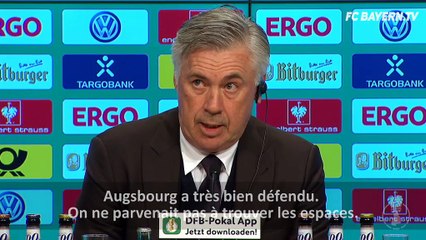 C. Allemagne - Ancelotti : ''Augsbourg a très bien défendu''