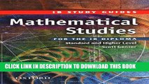 Read Now Mathematical Studies for the IB Diploma: Study Guide (International Baccalaureate)