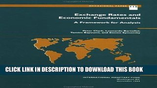 [New] Ebook Exchange Rates and Economic Fundamentals: A Framework for Analysis (Occasional Paper