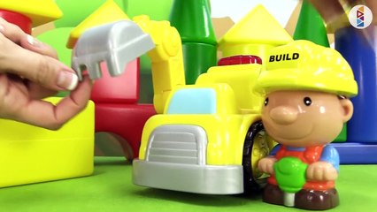 Çocuk filmi - Ekskavatör inşaatta çalışıyor - Türkçe izle