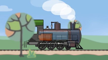 Eğitici çizgi film - Büyük yapılar - Buharlı tren - мультфильмы на турецком