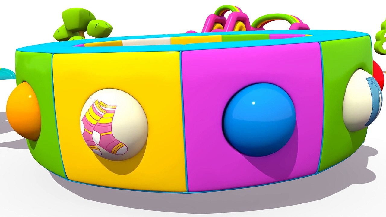 Eğitici çizgi film - Ekskavatör Max - Giysiler - Çocuk parkında karusel - cartoons in Turkish