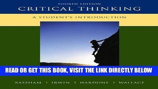 [BOOK] PDF Critical Thinking: A Student s Introduction New BEST SELLER