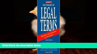 Books to Read  Dictionary of Legal Terms 4th (fourth) edition Text Only  Full Ebooks Best Seller